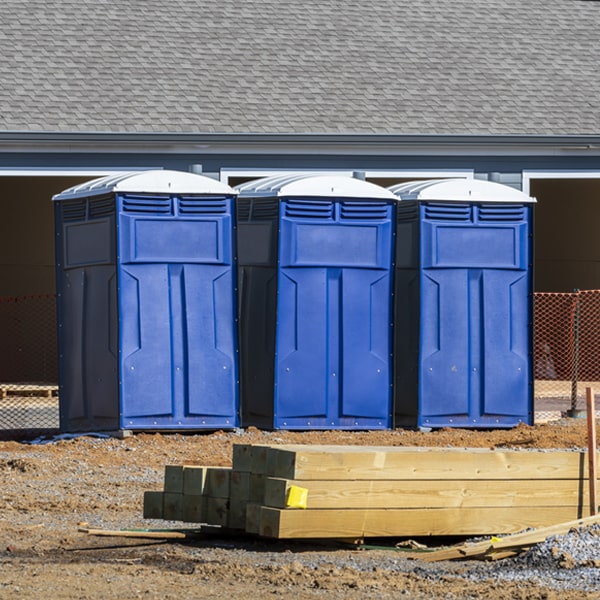 what is the maximum capacity for a single portable toilet in Woodville Wisconsin